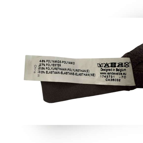 Marie Jo NWT Alessandra Toffee Bra Smokey Purple Lace Size 32D - Picture 6 of 6